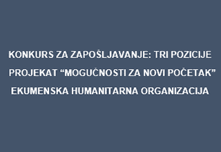 VišeEHO raspisuje Konkurs za tri pozicije za novi projekat 